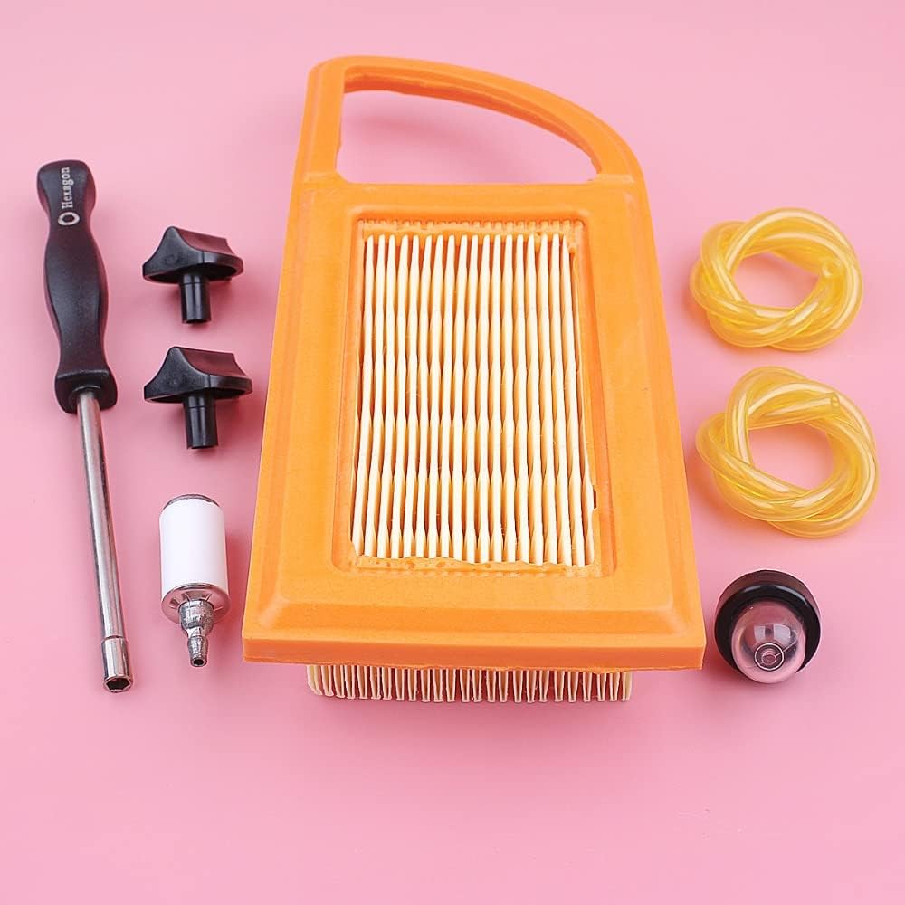 Air Fuel Filter Line Hose Fit For Stihl BR600 BR550 BR500 Carburetor Choke Knob Adjustable Tool Blower Replace Spare Part