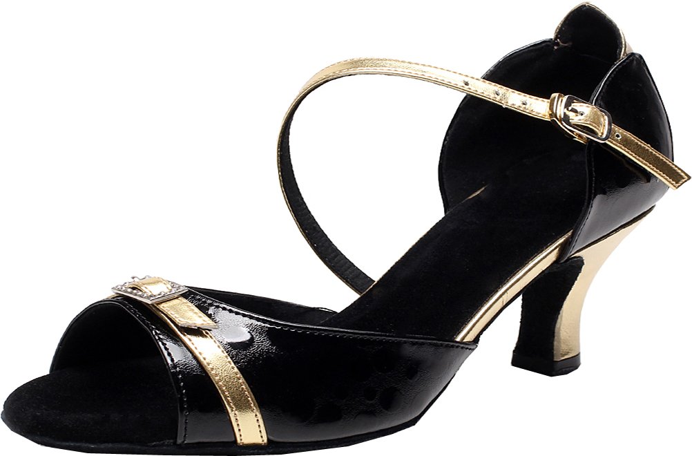 Chaussures de danse latine haut de gamme talon custom et semelle souple - 6