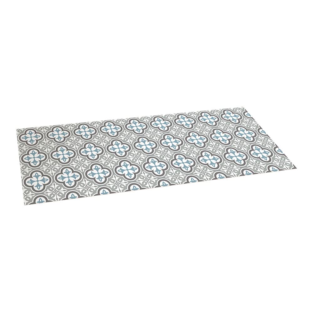 Tapis Vinyle matelassé Chrome Hidra Couleur Taupe 50 x 140 cm