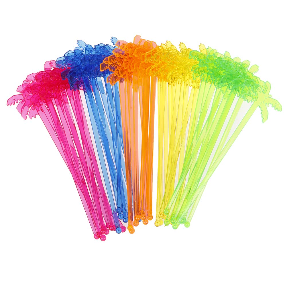 Buy ADFEN Drinks Mixer Stick Stirrer Pack of 50 Coconut Tree for