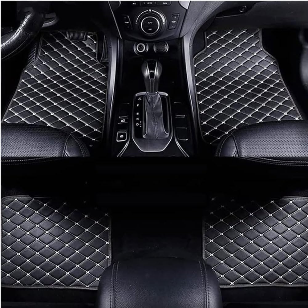 Tapis de sol voiture Fiat Bravo 2008-2012 en cuir chic protection imperméable premium