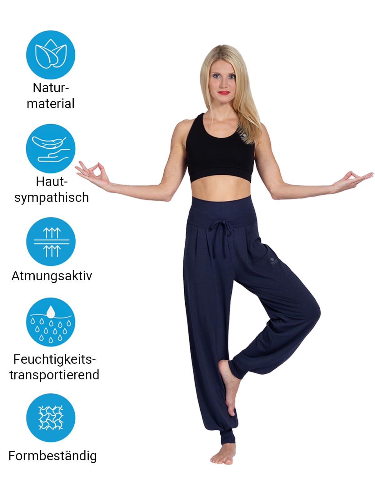 Magadi Yogahose Florence aus Naturmaterial