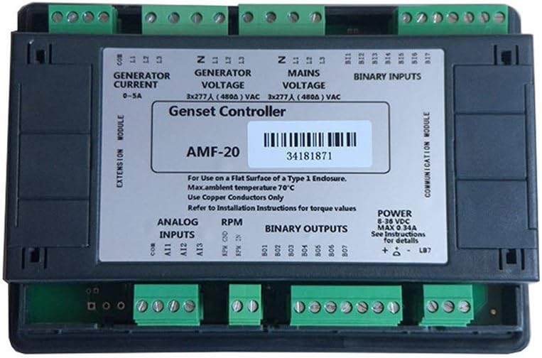 Diesel Generator Set Automatic Controller, Control Module Panel with Alarm Indication