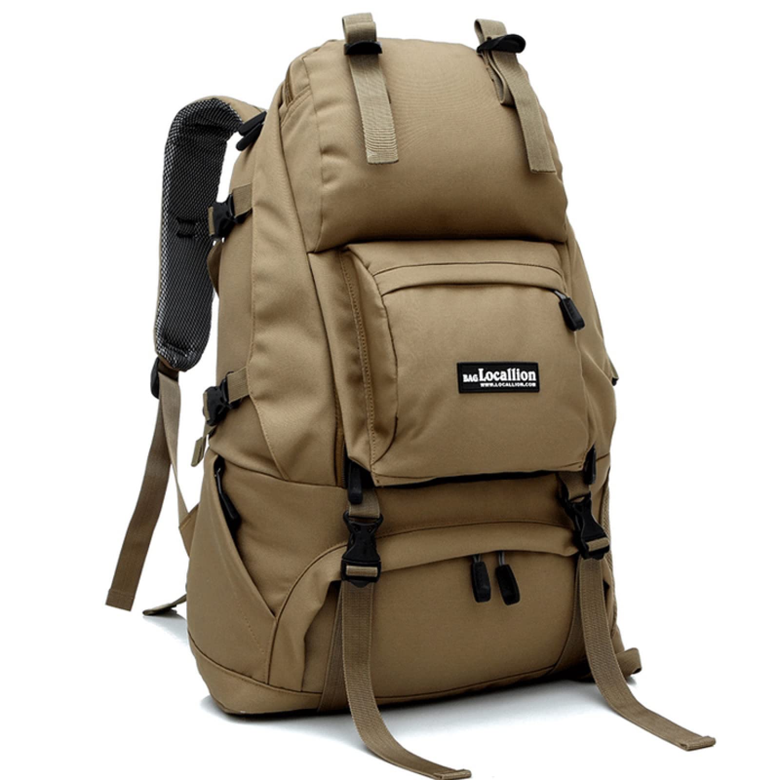 Outdoor-Kletterpaket 50L wasserdichter Nylon-Rucksack Camping-Rucksack Tactical Multifunktions Männer und Frauen Reisesporttasche
