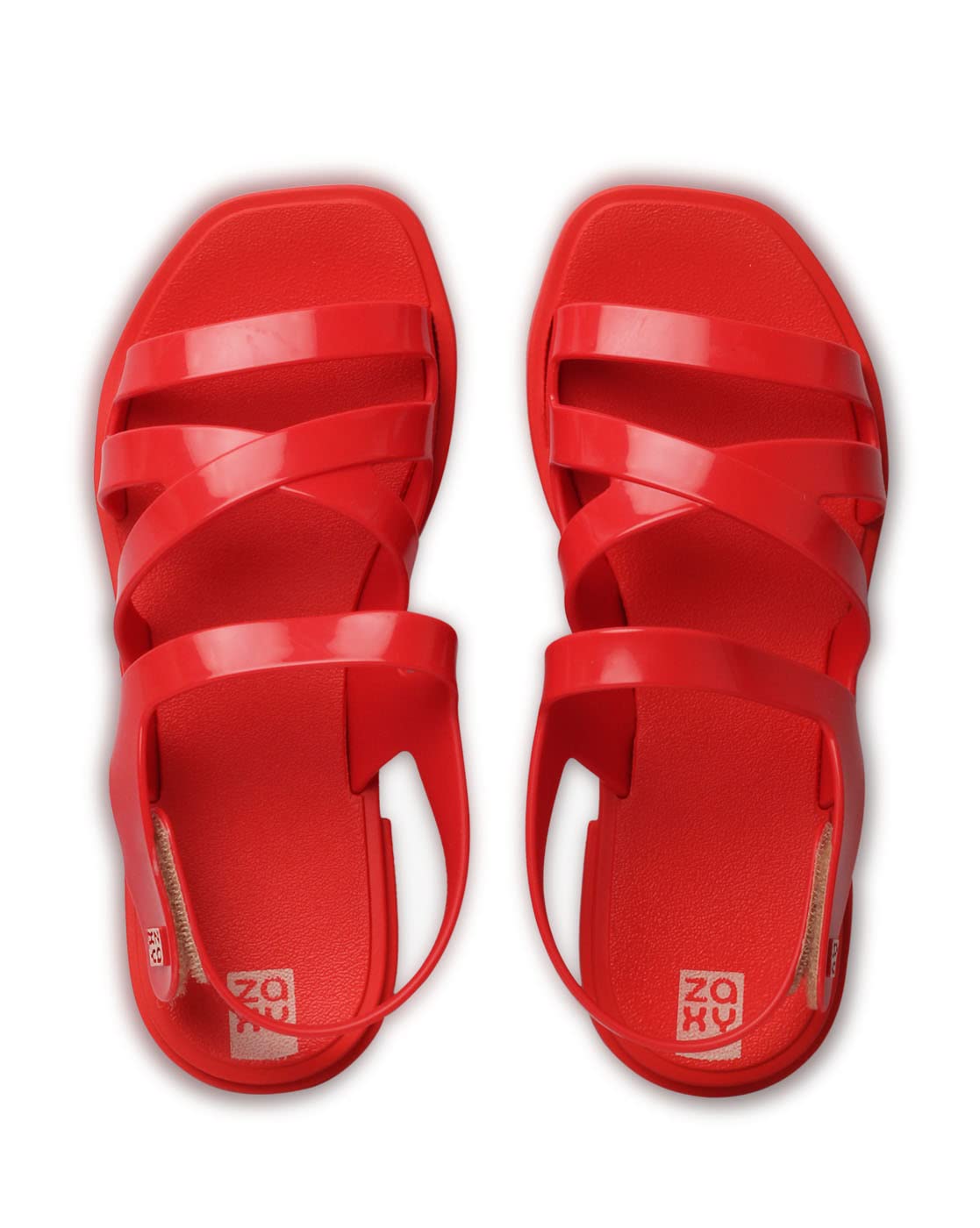 Zaxy Red Sandals for Women - 6 UK (B08QNNC72C) Amazon Price History, Amazon Price Tracker