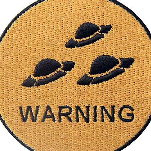 Zegins P0553USR Warning X Files Ufo Appear Patch Embroidered Applique Iron thumb #1
