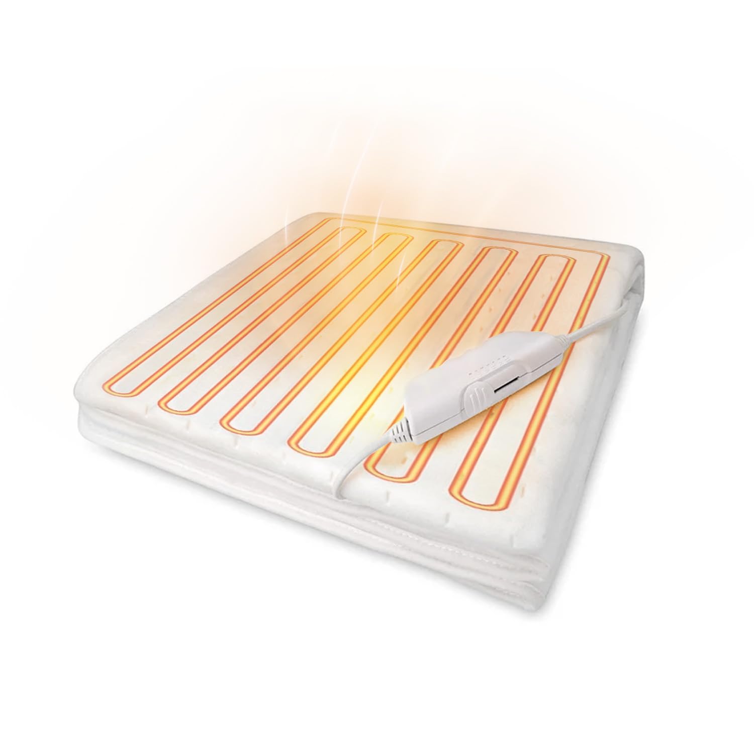 Wintem Coperta Elettrica Scaldaletto Singola 150x80cm - Ideale per Riscaldare il Letto in Inverno, Dotato di 6 Livelli di Temperatura - Sicura Grazie alla Protezione da Surriscaldamento - Lavabile
