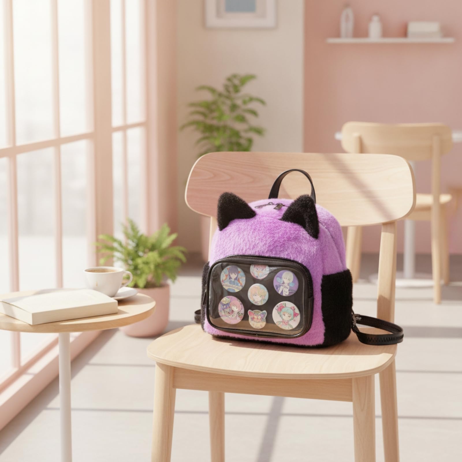 Borsa da Esposizione con Orecchie Da | carino, Morbido, Zainetto, per il tempo libero Libero, Ragazze, Studenti