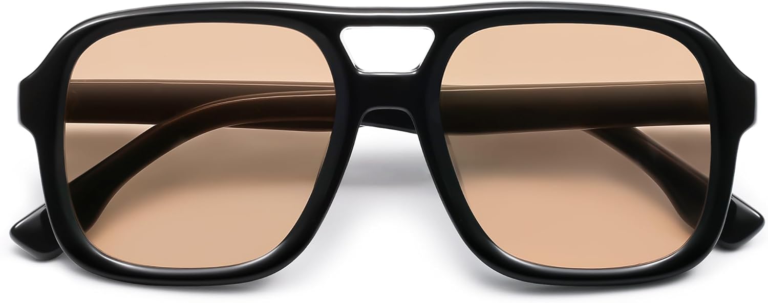 SOJOS Retro Aviator Sunglasses For Women Men Square Womens Square Sun Glasses SJ2355 - Image 4