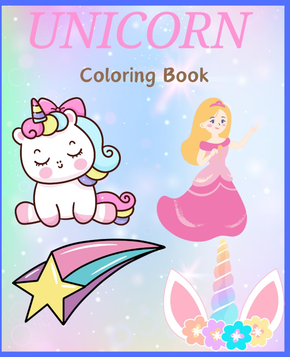 UNICORN COLORING BOOK: unicorn coloring book for kids