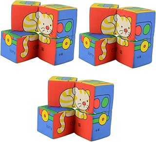 Toyvian 3 Pçs Montados Blocos De Construção Brinquedos Para Crianças Blocos De Construção Para Crianças Brinquedos Cognitivos Brinquedos Jogos Do Bebê Brinquedo Educacional Precoce