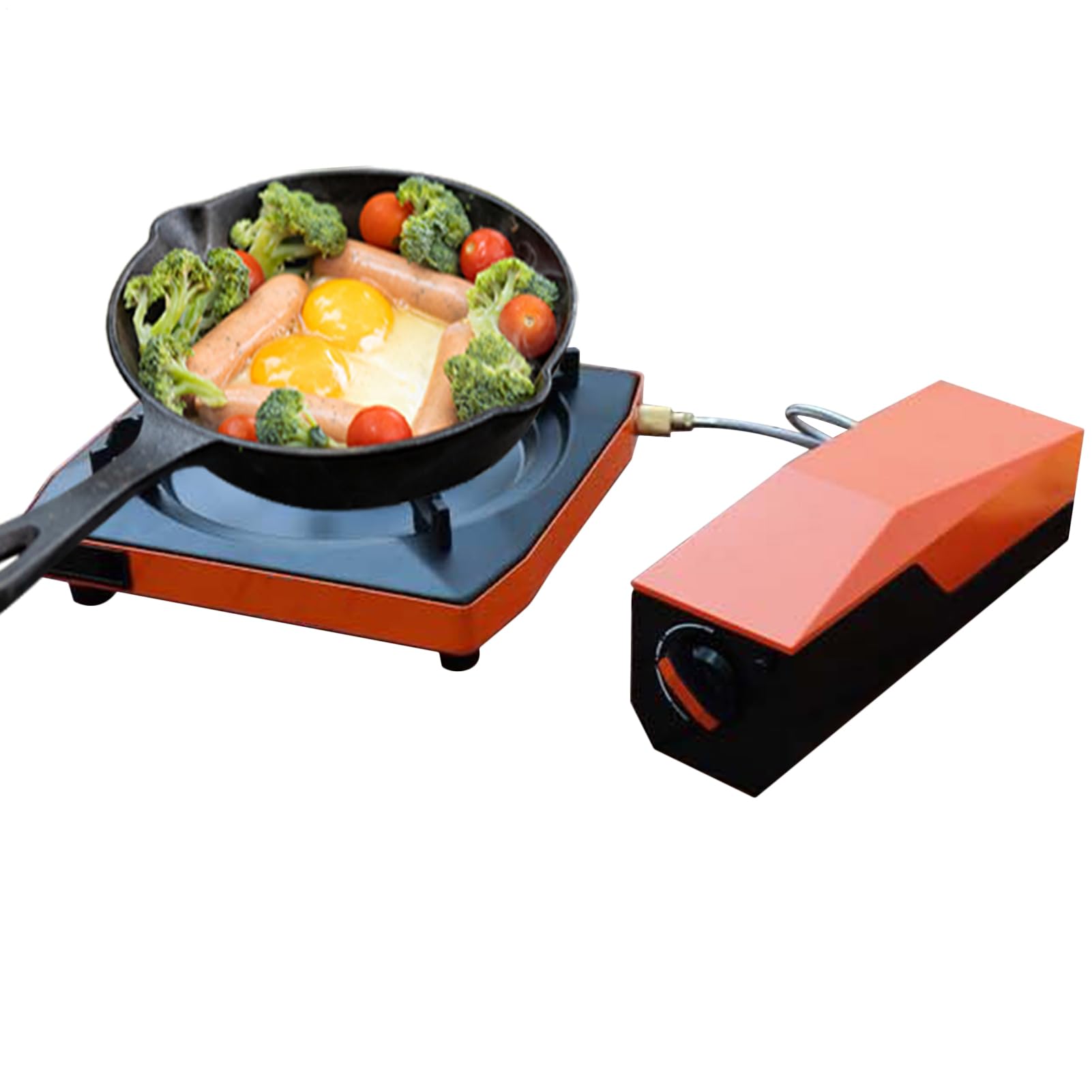 Prany Portable Camping Turystyczny Piecyk Do Pieczenia Na Zewnątrz | Palnik Na Wężyk Do Wędrówek Grillowania W Podróży Na Plaży