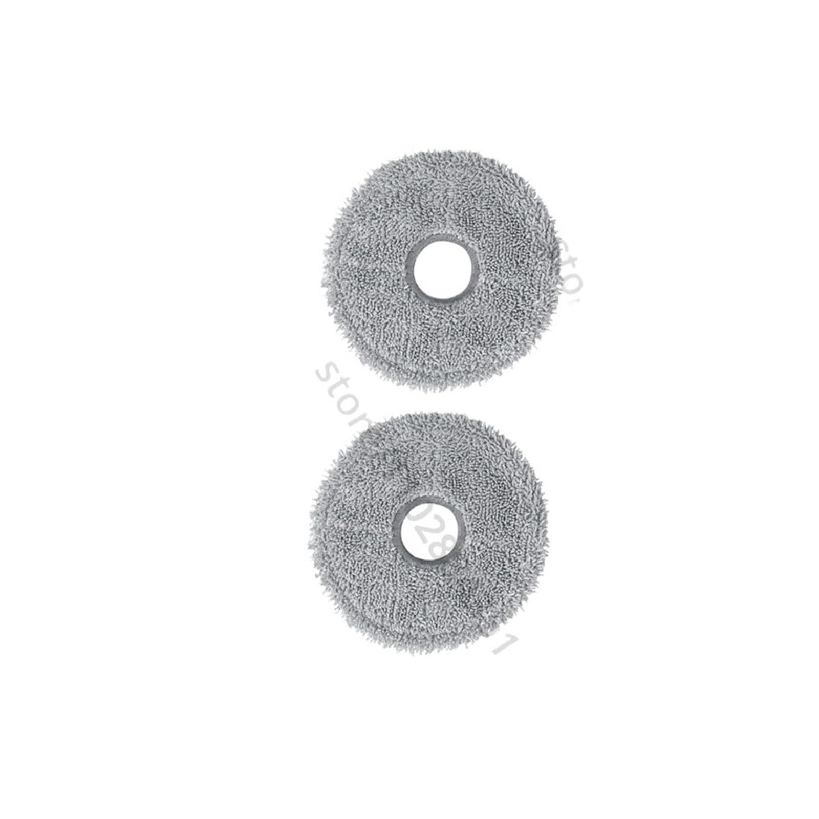 NUCBCULWP Mop Cloths,Compatible For Roborock，Compatible For Qrevo，Master/Slim/V20/P10S Pro Robot Vacuum Cleaner Parts Rag Pads Accessories(2PCS MOP)
