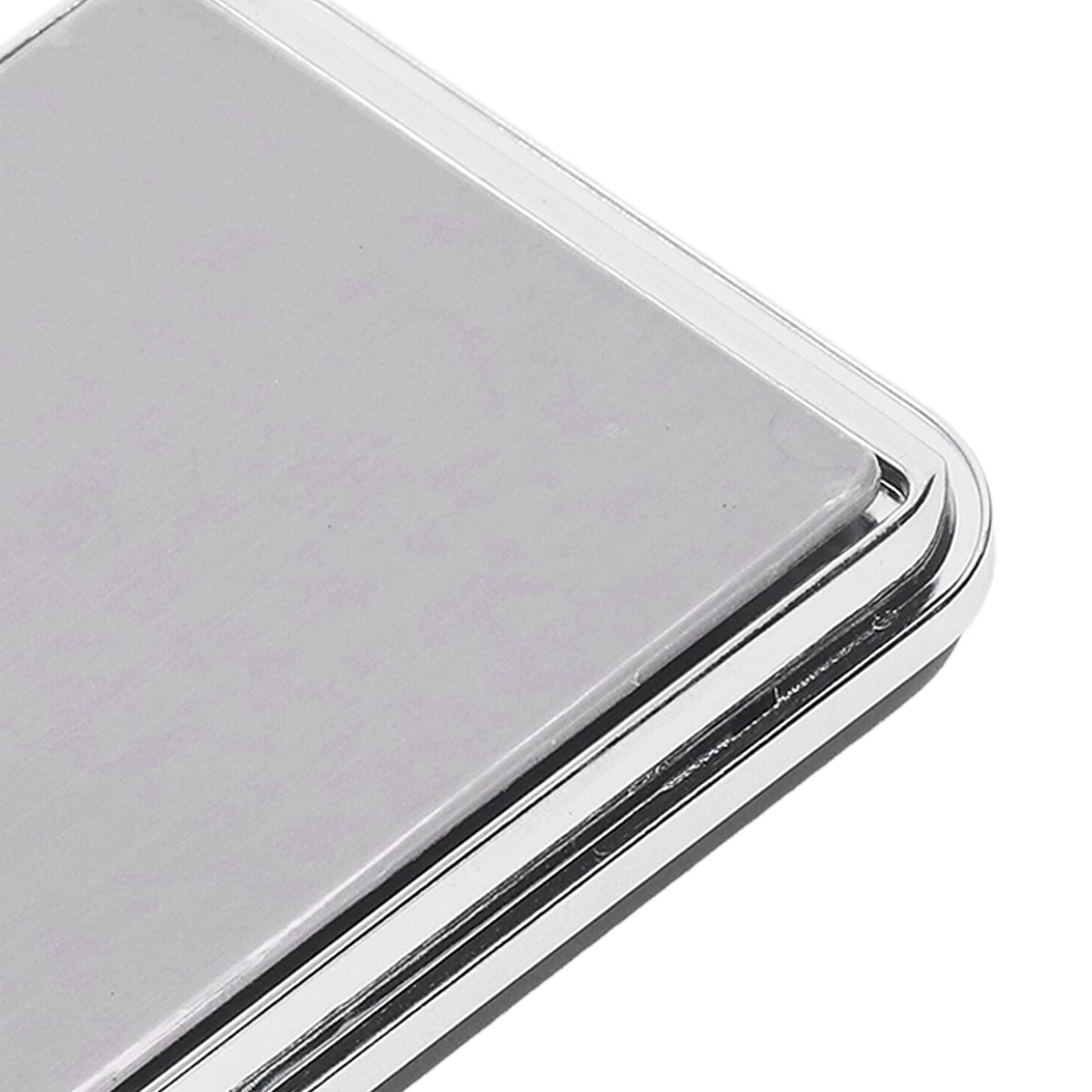 SIXRUN Digitale Taschenwaage, ABS-Mini-Taschen-Schmuckwaage mit LCD-Display, Hochpräzisen Sensoren, Großer Wiegeplattform, Automatischer Abschaltung für den Heimgebrauch Im Juweliergeschäft