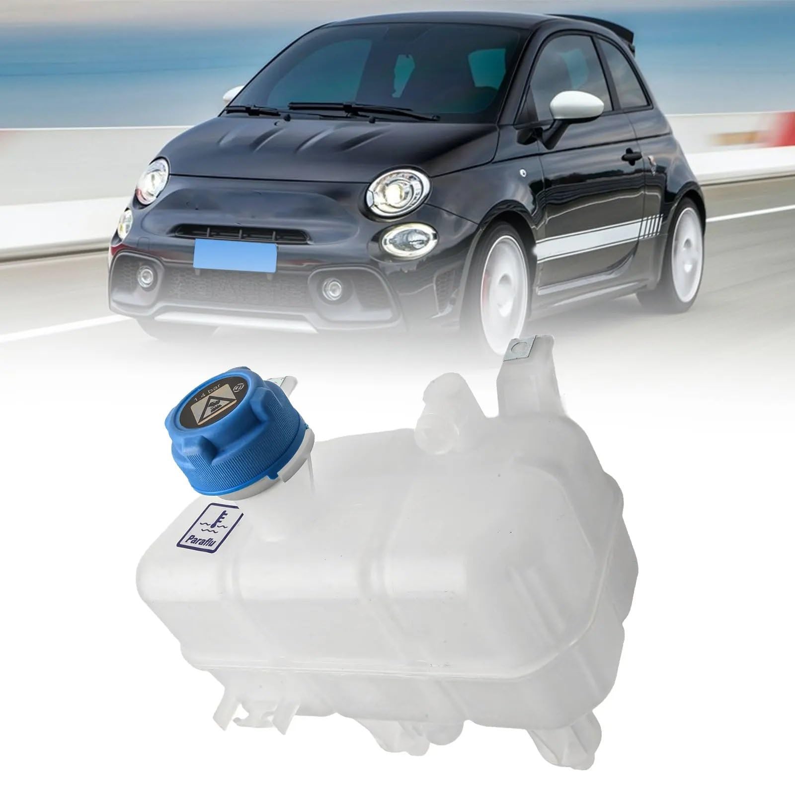 Vaschette Liquido Radiatori Compatibile con Citroen per Jumper per Relay 2014-2020 Serbatoio di Espansione Liquido Raffreddamento Motore Dell'auto 1374132080 1374133080 1611966680 1674058380
