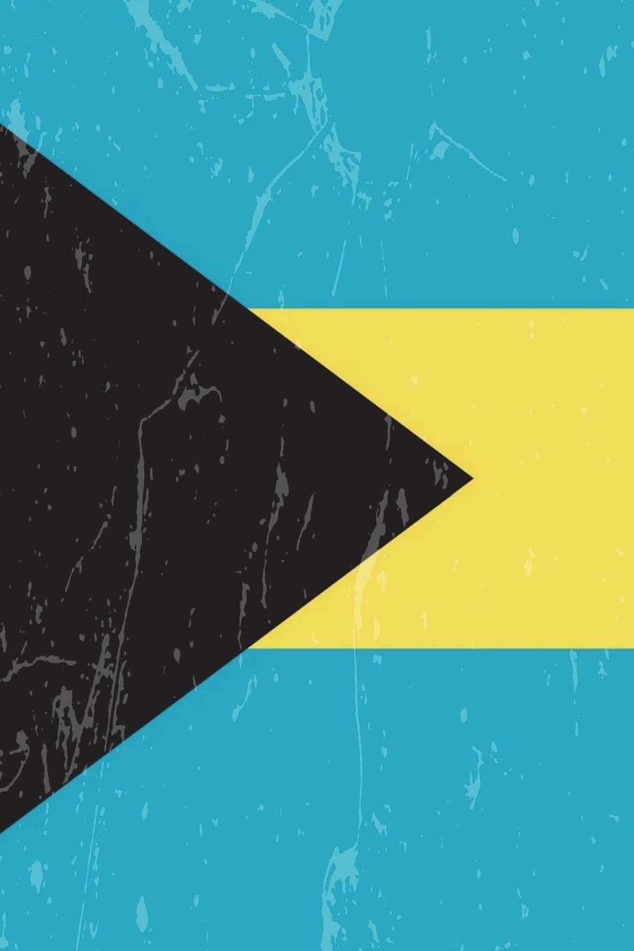 Bahamas Flag Journal: Lined Journal to write in, Bahamas Souvenir Notebook