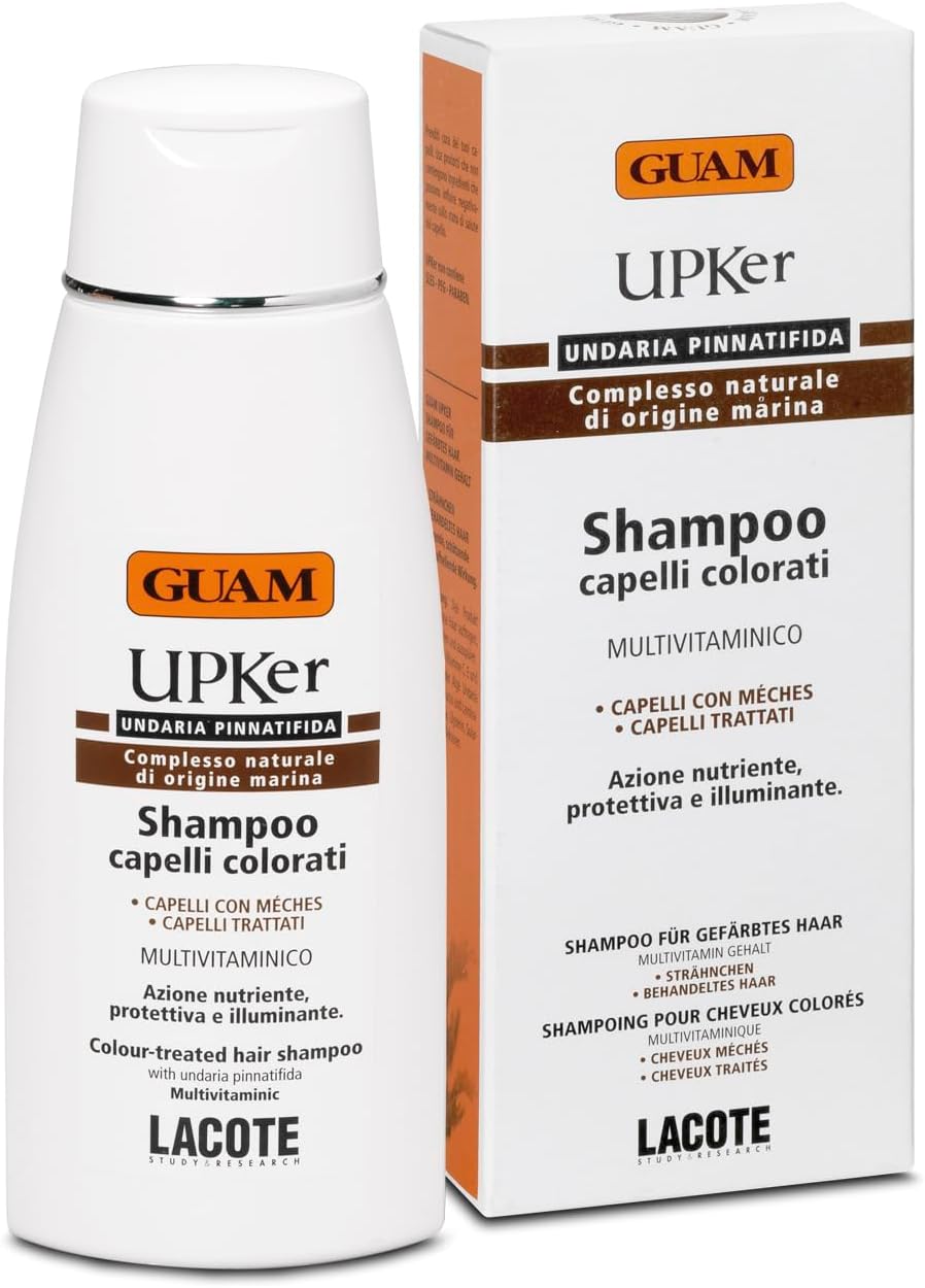 Upker shampoo voor gekleurd haar, 200 ml, shampoo ter bescherming van de kleur voedend