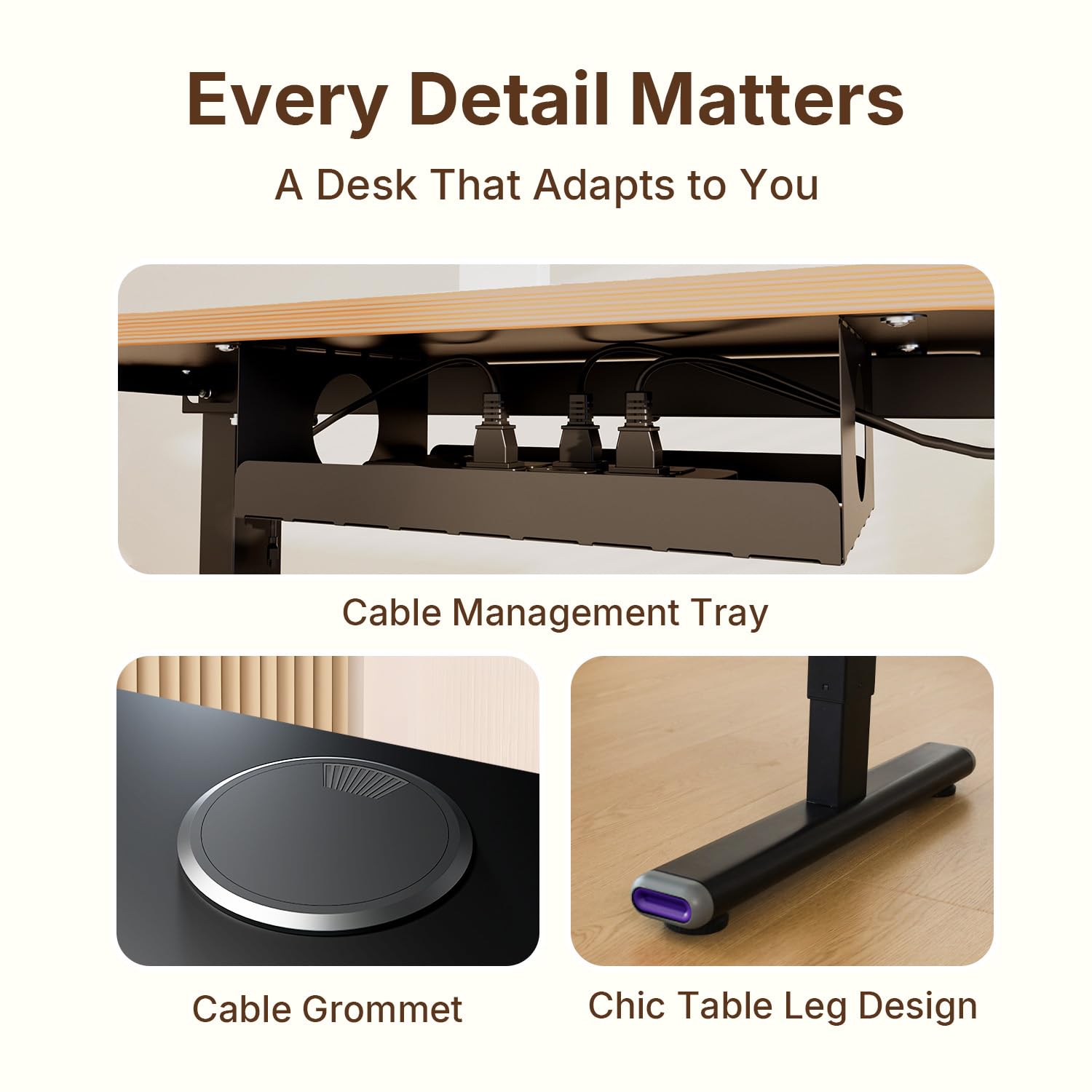 Amazon.com: NearHub Electric Standing Desk Adjustable Height, 48