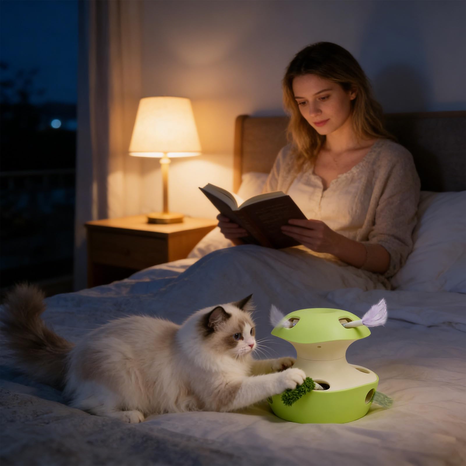Juguetes Interactivos Para Gatos Juguetes Eléctricos Gatito Puzzle Juguetes | Juego de auto-juego para interior al aire libre alivio diario del estrés enriquecimiento espiritual