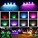 Niking Auto RGB LED Rock Light Kits 4 Pods Underglow Neon LED Lights with Bluetooth Control Waterproof Multicolor Wheel Well Lights for Truck SUV ATV UTV Boat Marine Motorcycle Off Road