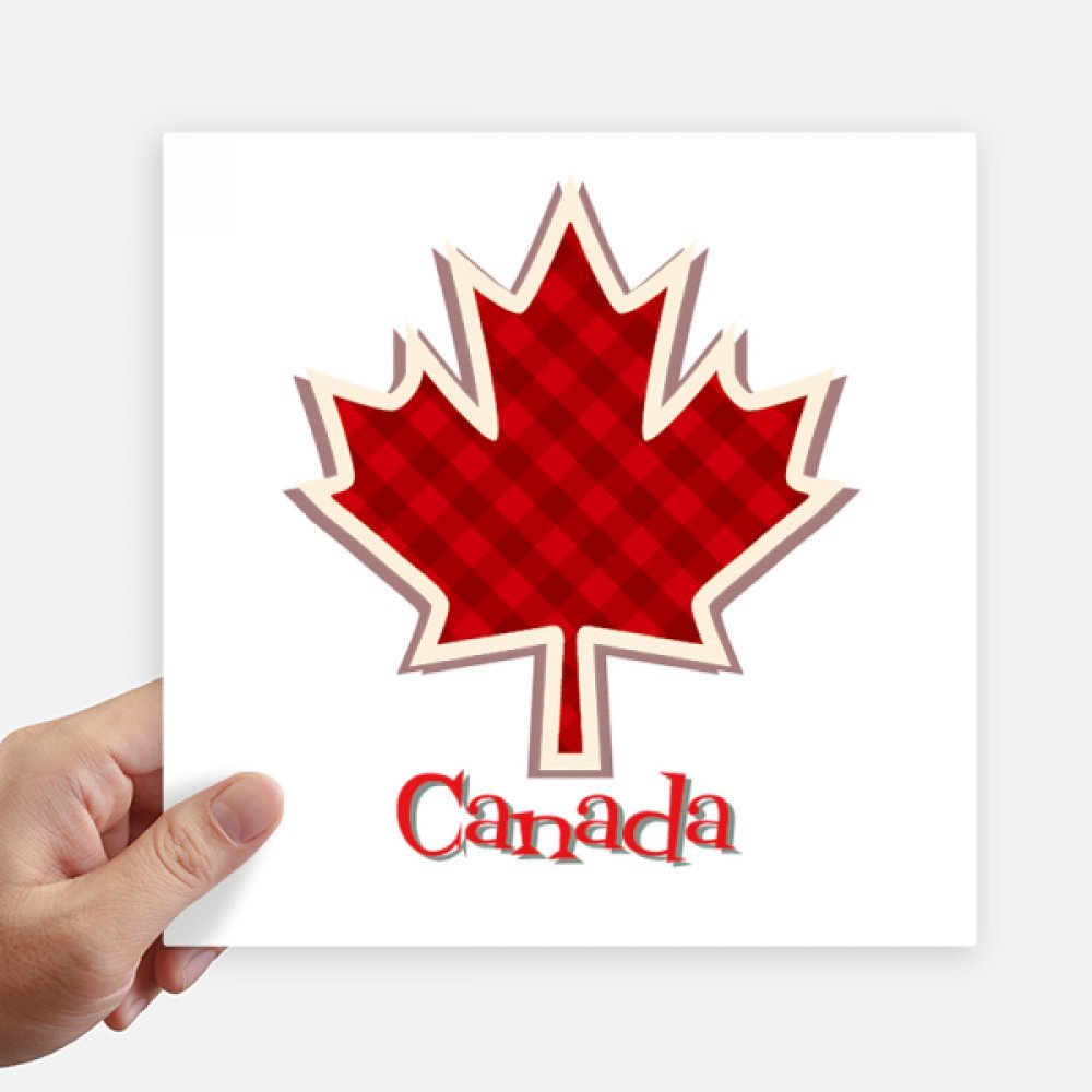 Sticker Canada Day 4 Juillet autocollant feuille d'érable pour valise et ordinateur