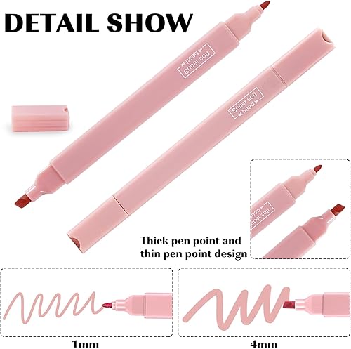 Miniatura 6 de 22 piezas de suministros de estudio bíblico, resaltadores bíblicos, bolígrafos de colores surtidos, 1000 hojas, notas adhesivas transparentes con 2