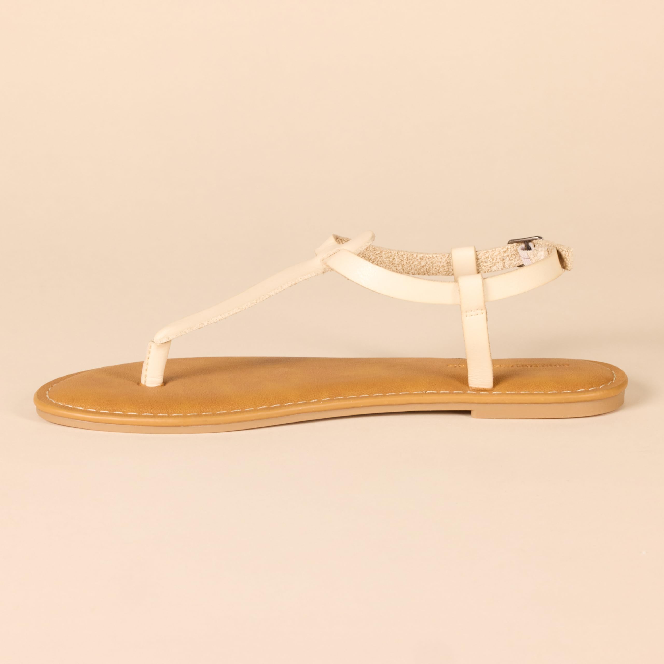 Amazon Essentials Sandalo Infradito Casual con Cinturino alla Caviglia Donna