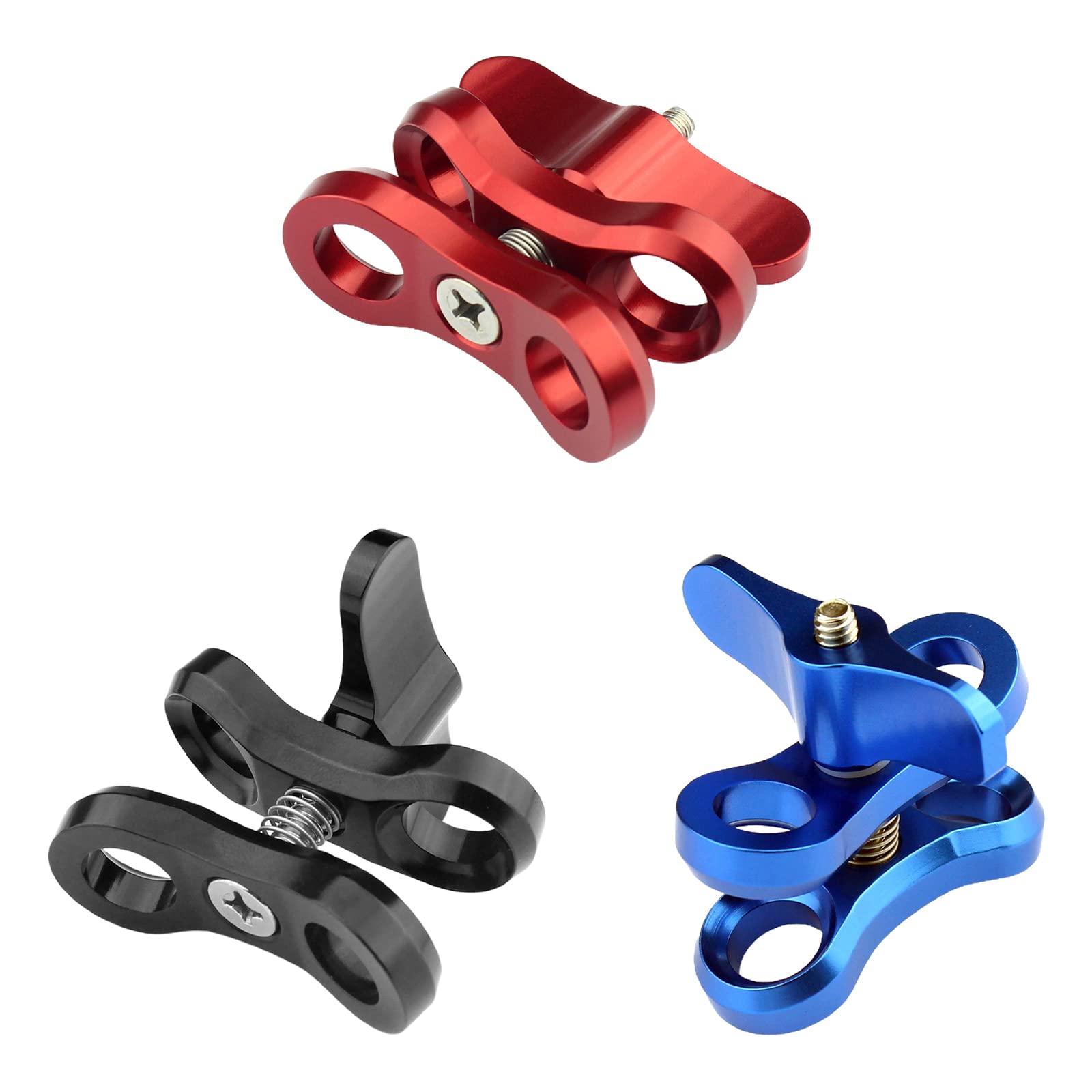 Kamera-Zubehör, Tauchlichter, Kugel, für Schmetterlings-Clip, Arm, Klemmhalterung, Aluminium, für 3/4/5 SJ6000 Kamera-Schmetterlings-Clips