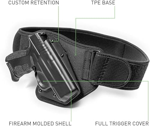 Miniatura 2 de Low-Pro - Banda para el vientre compatible con Glock, 43x, diestro, extragrande