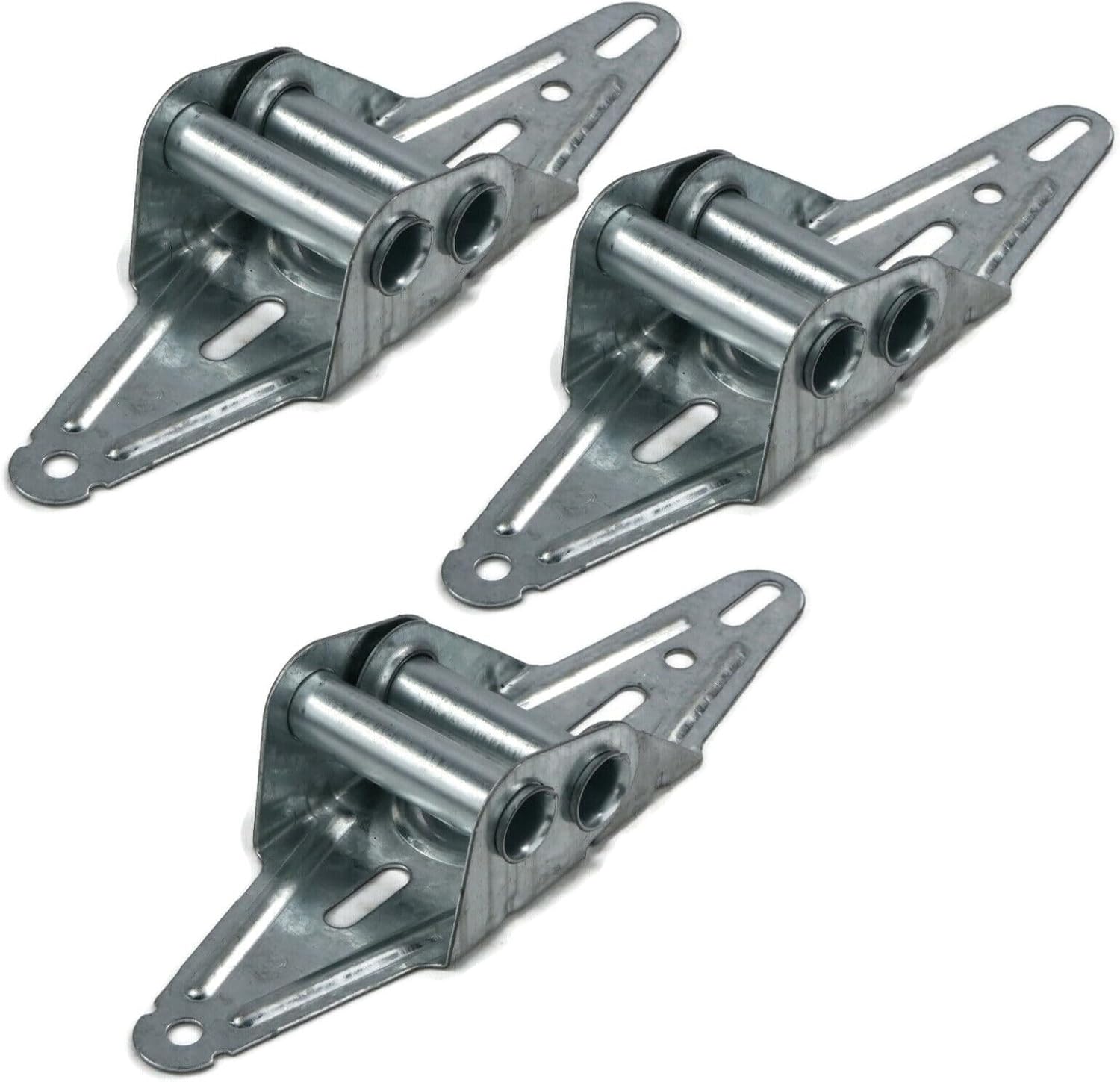 Rollers, Belts, Bearings, Pulleys and Much More- Replacement for (Pack of 3) 18Ga. Garage Door #2 Hinge for Universal Fit for with for Most Residential Doors