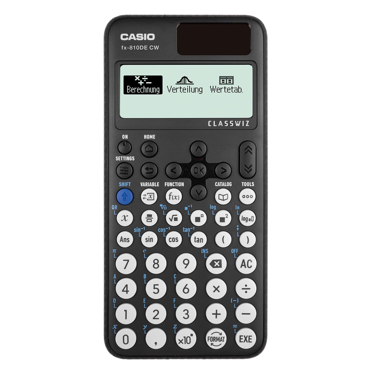 Casio FX 810DE CW Schulrechner mit CalcCase Schutztasche & Fachbuch, Wissenschaftlicher Taschenrechner – ideal für Schule, Studium & Prüfung - Classic Set