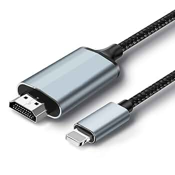 2023年度デビューPhone HDMI 変換ケーブル Amazon.co.jp: 【2023年 MFi認証品】iphone hdmi 変換ケーブル
