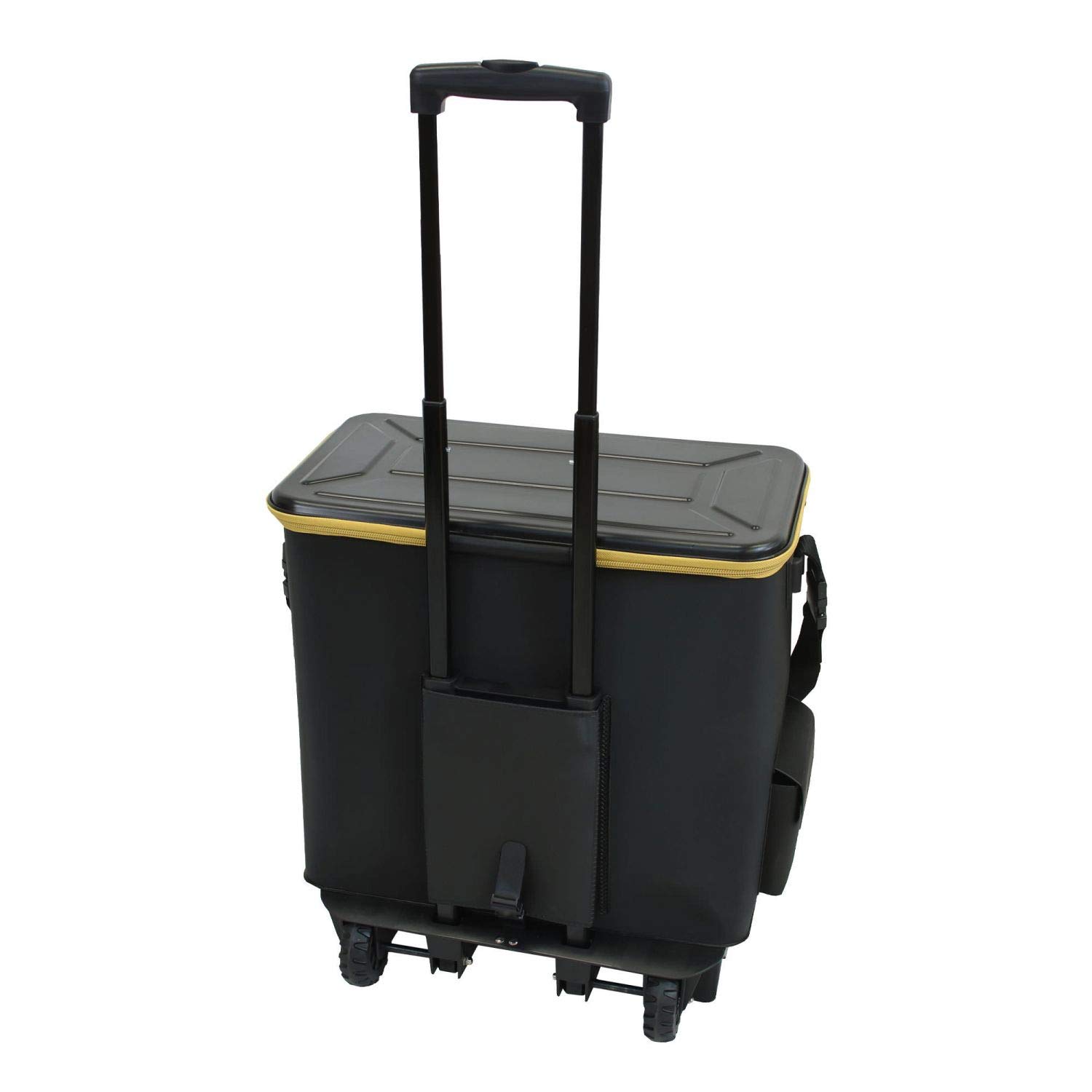 Angelsee-Trolley - wasserdichte Eva Angeltasche mit 51L Stauraum, Abnehmbarem Transportsystem und Sitzmöglichkeit bis 100kg