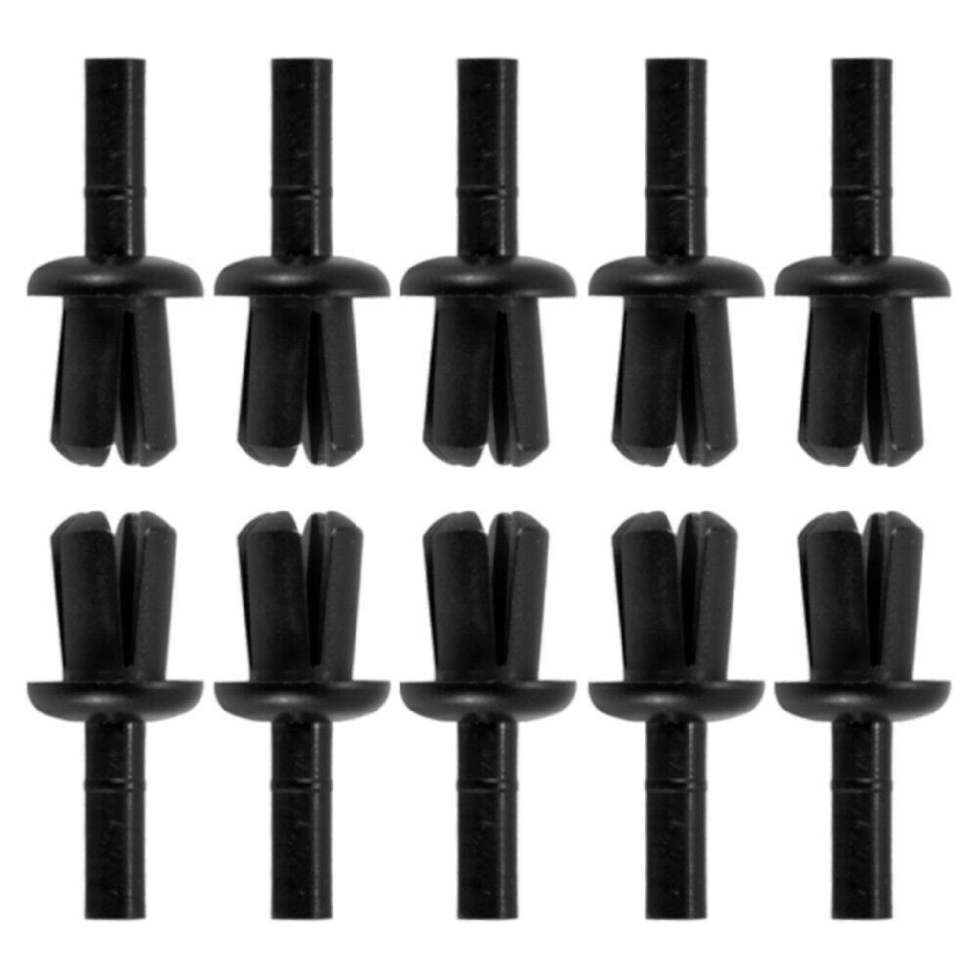 Kit de 10 Rivets en Plastique pour Fixation de Pare-chocs - Cyclingcolors