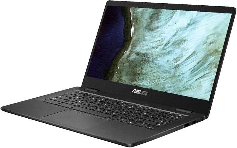 ASUS Intel Celeron N3350 4GB Memory 32GB eMMC 14-Inch Chromebook (Slate Gray) image 2