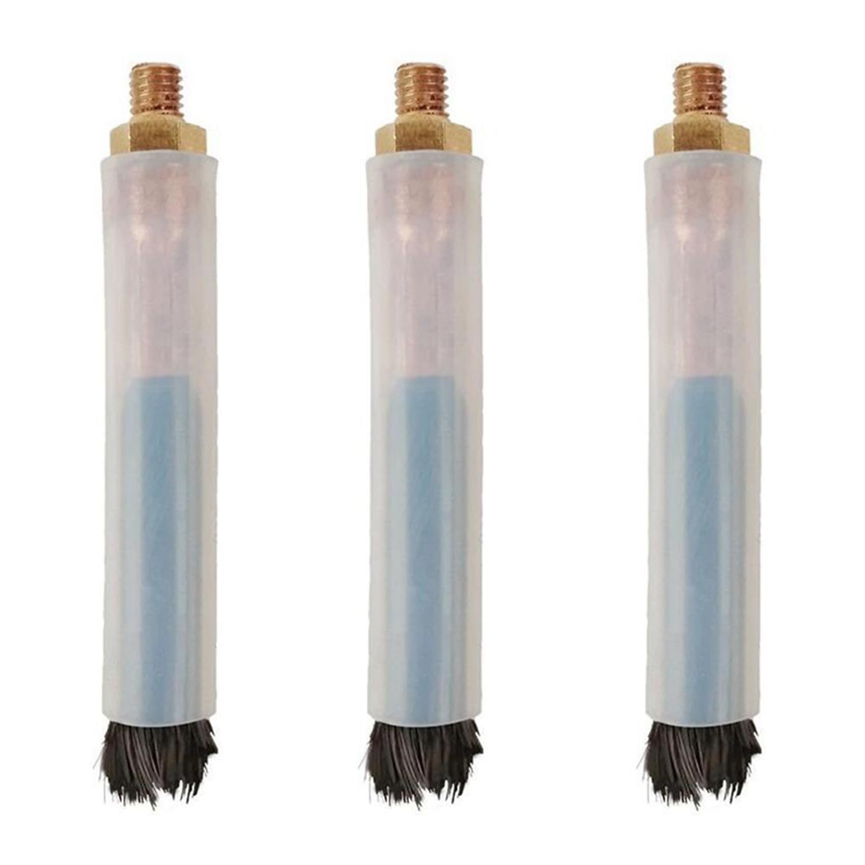 3X M8 Thread Carbon Fibre Weld Cleaning Brush Used Clean Passivate and Polish Steel Welds After TIG or MIG Weld