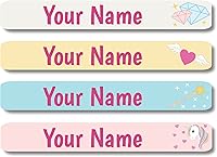 Vista 8 de Lovable Labels - 120 Etiquetas infantiles personalizadas, impermeables, aptas para lavavajillas, se pegan y despegan, son ideales