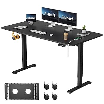 Amazon | Alebert｢アレベルト｣ 電動式 昇降デスク 昇降式デスク