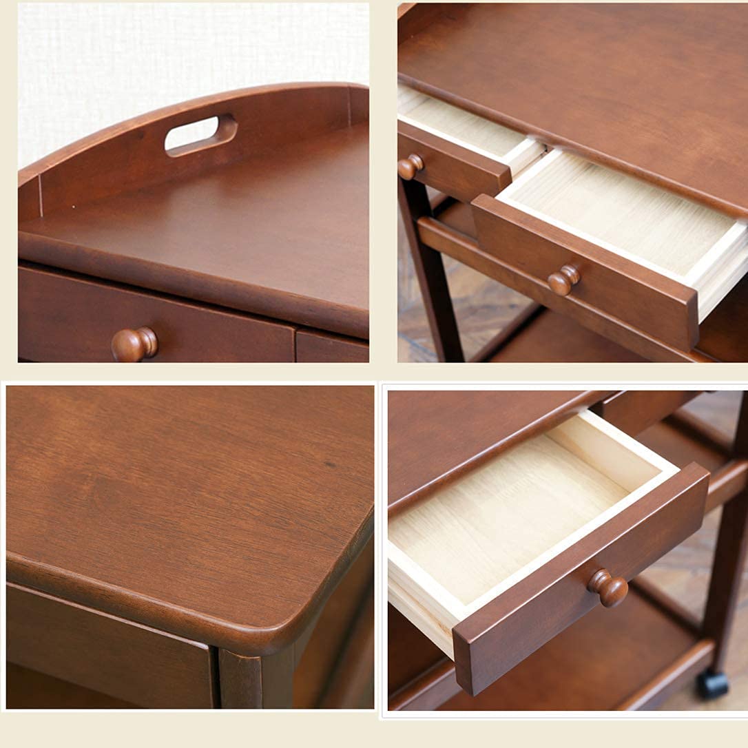 Carrello di Servizio Girevole, Carrello portavivande da Cucina, Carrello portavivande, Carrello portavivande, carrelli Bar su Ruote,
