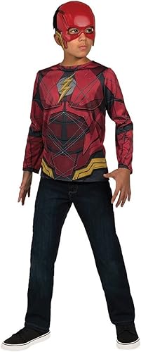 Miniatura 2 de Rubie 's disfraz de liga de la justicia niño Flash Disfraz, M, Multicolor