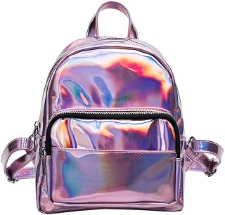 GALPADA Mochila holográfica Mini Mochila Holográfica Holograma Mochila Escolar Casual Mochila