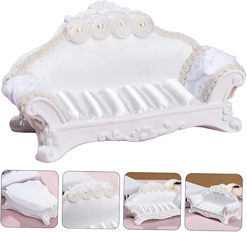 Vista 8 de Levemolo Muebles para bandeja con forma de tienda, almacenador, exhibiciÃ³n de muÃ±ecas, soporte de sofÃ¡, organizador de negocios, sofÃ¡