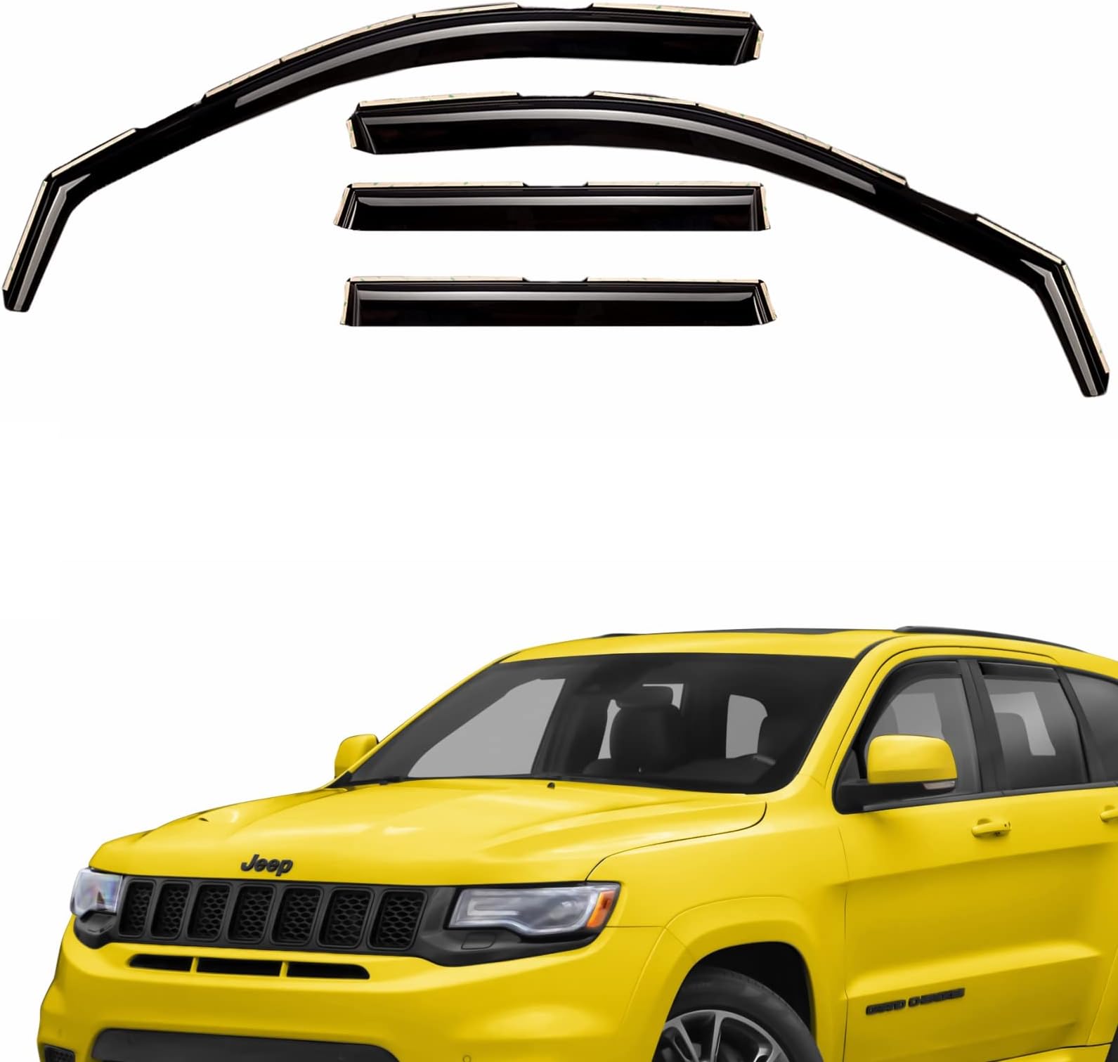 AEROGUYS inChannel Window Deflectors Extra Durable Window