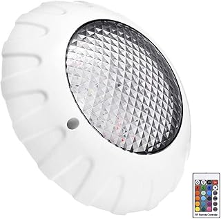 Swimming Pool Light 12V RGB LED Underwater Light IP68 Waterproof SPA Lights Lamp Underwater Light for Swimming Pool, Fountain, Rockery, Landscape Lighting