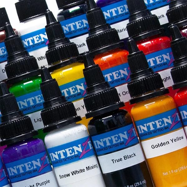 Intenze Tattoo Ink Brightest Tattoo Colour (Lemon Yellow), 1 Oz (30ML) 2