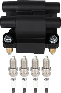 ECCPP UF538 & 7090 Ignition Coil Pack & Iridium Spark Plugs Set of 1