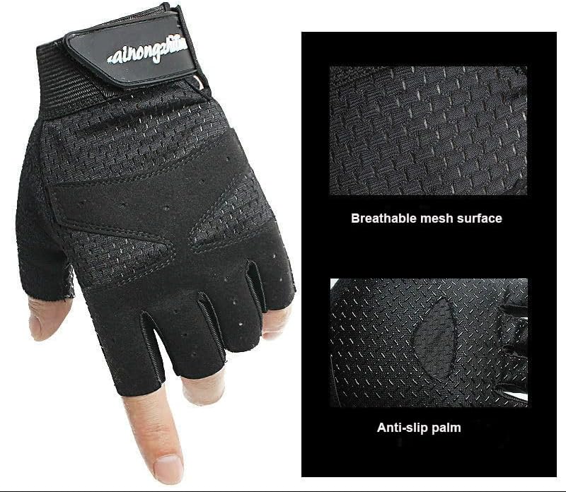 Miniatura 2 de INOGIH Guantes de ejercicio de entrenamiento para hombres y mujeres, guantes de gimnasio ligeros para levantamiento de pesas, ciclismo, entrenamiento