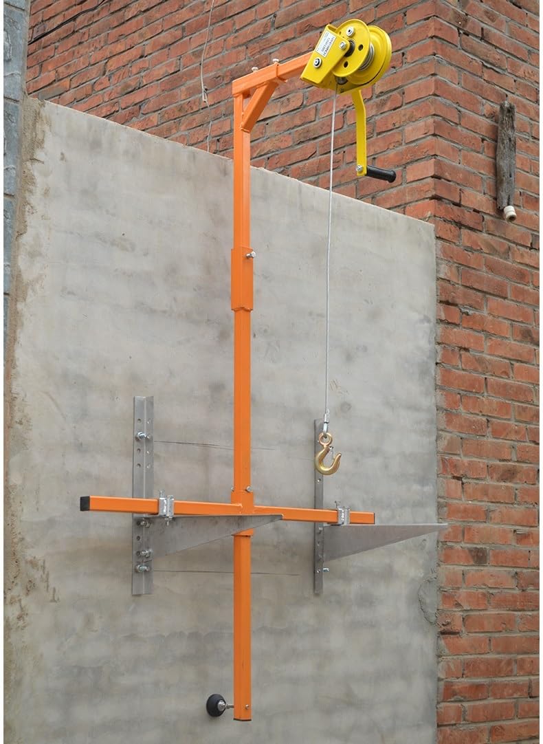 Przenośne narzędzia podnoszące do klimatyzatorów 3/5 HP - żuraw z korbą ręczną z wciągarką 10 m + stabilny wspornik - niezbędny sprzęt instalacyjny AC firmy