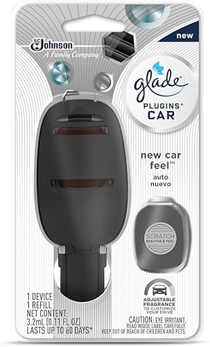 Glade PlugIns - Kit de iniciación de ambientador de automóvil, sensación de coche, 0.11 onzas líquidas