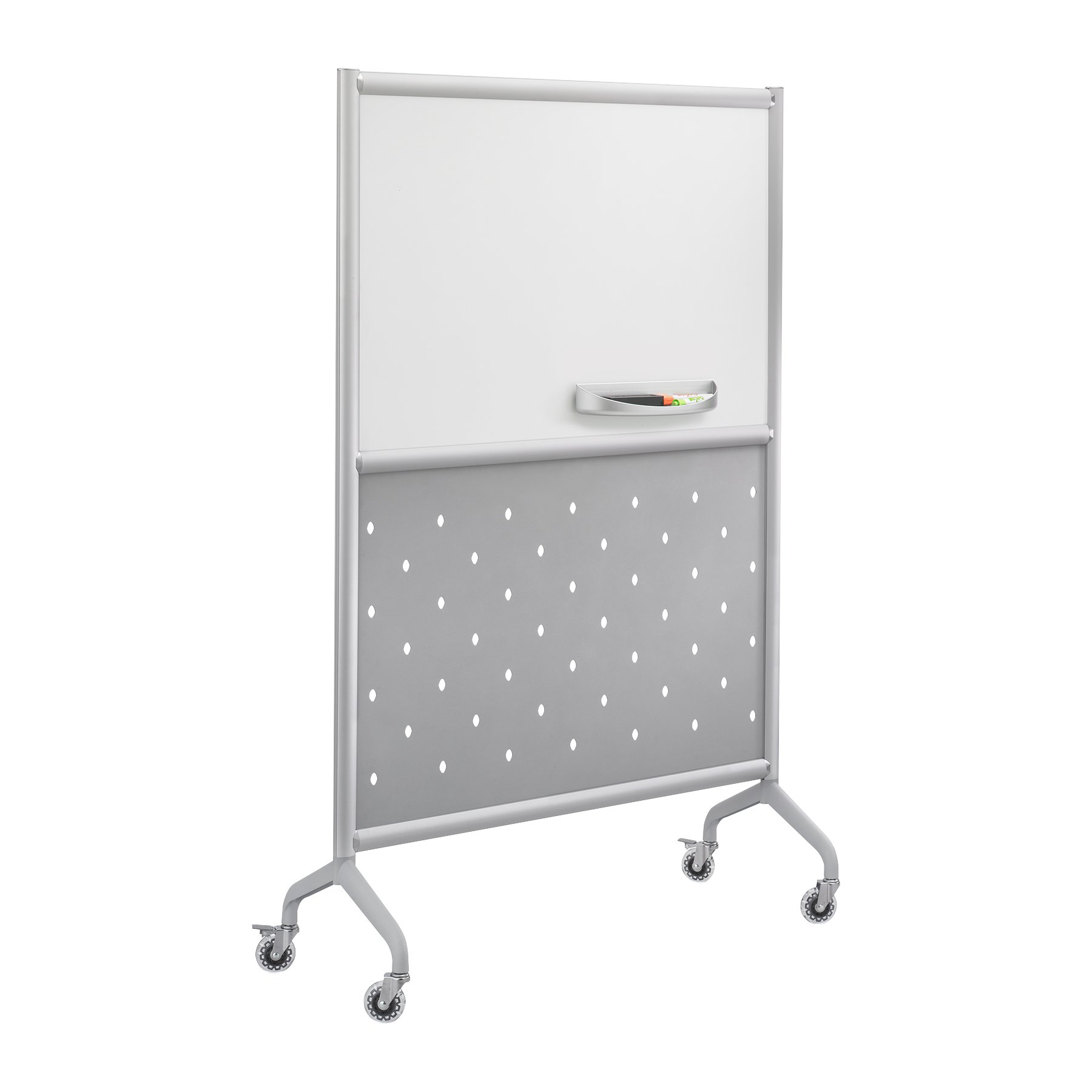 Safco Products 2008GR Rumba Magnetic Eraser Tray for Select Rumba Collaboration Screens (Sold Separately), Gray - Image 3